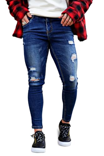 Dark Blue Ripped 1023