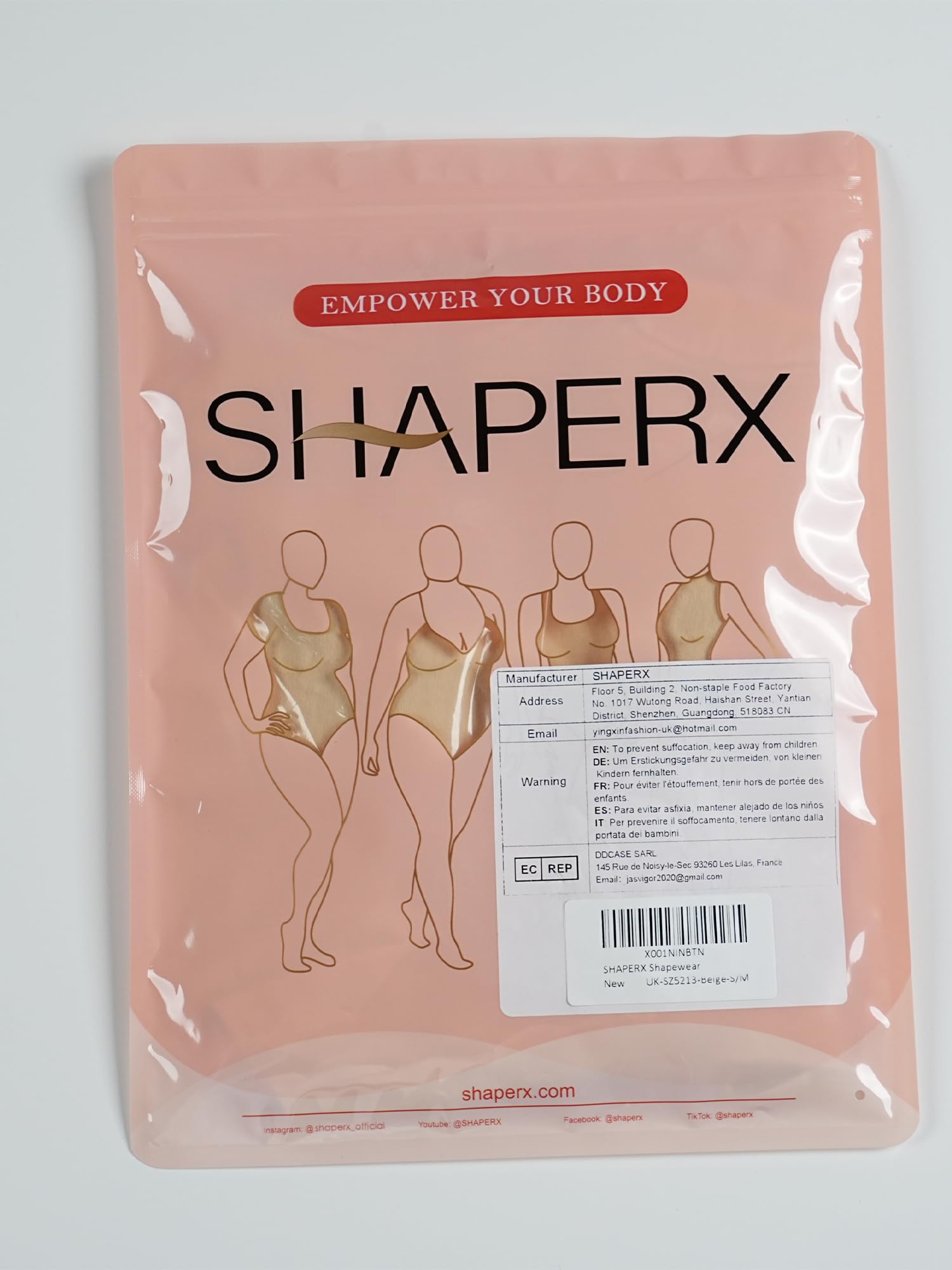SHAPERX Women's Shapewear Bodysuit - Tummy Control & Waist Trainer for Women | Seamless Sculpting Body Shaper | Perfect for Everyday Wear, Workout & Special Occasions
