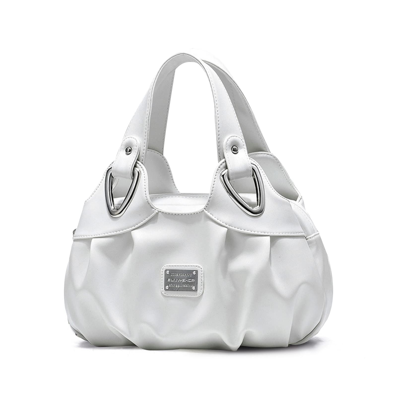 NICOLE & DORIS Women's Floral PU Leather Handbags - Elegant Top Handle & Shoulder Bag for Work, Party & Daily Use | Fashion Ladies Purse & Tote