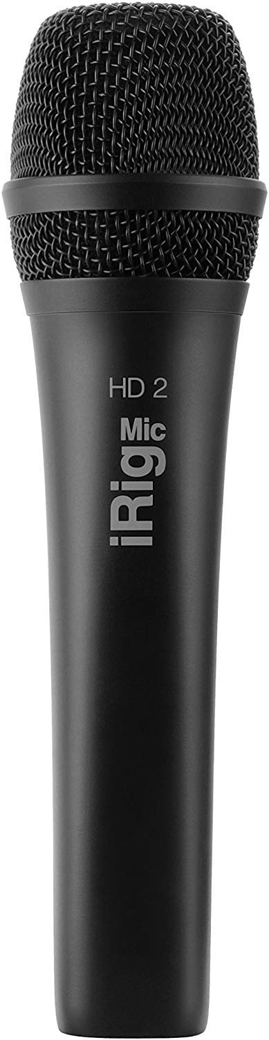 IK Multimedia iRig Mic HD 2 - Professional Handheld Digital Microphone for Recording, Podcasting & Streaming (Compatible with iPhone, iPad, Mac & PC) - Perfect for Home Studios, Content Creators & Musicians