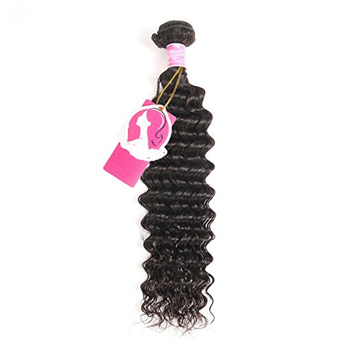 8A Peruvian Virgin Remy Human Hair Bundles - 3pcs Deep Wave Curly Weave (16