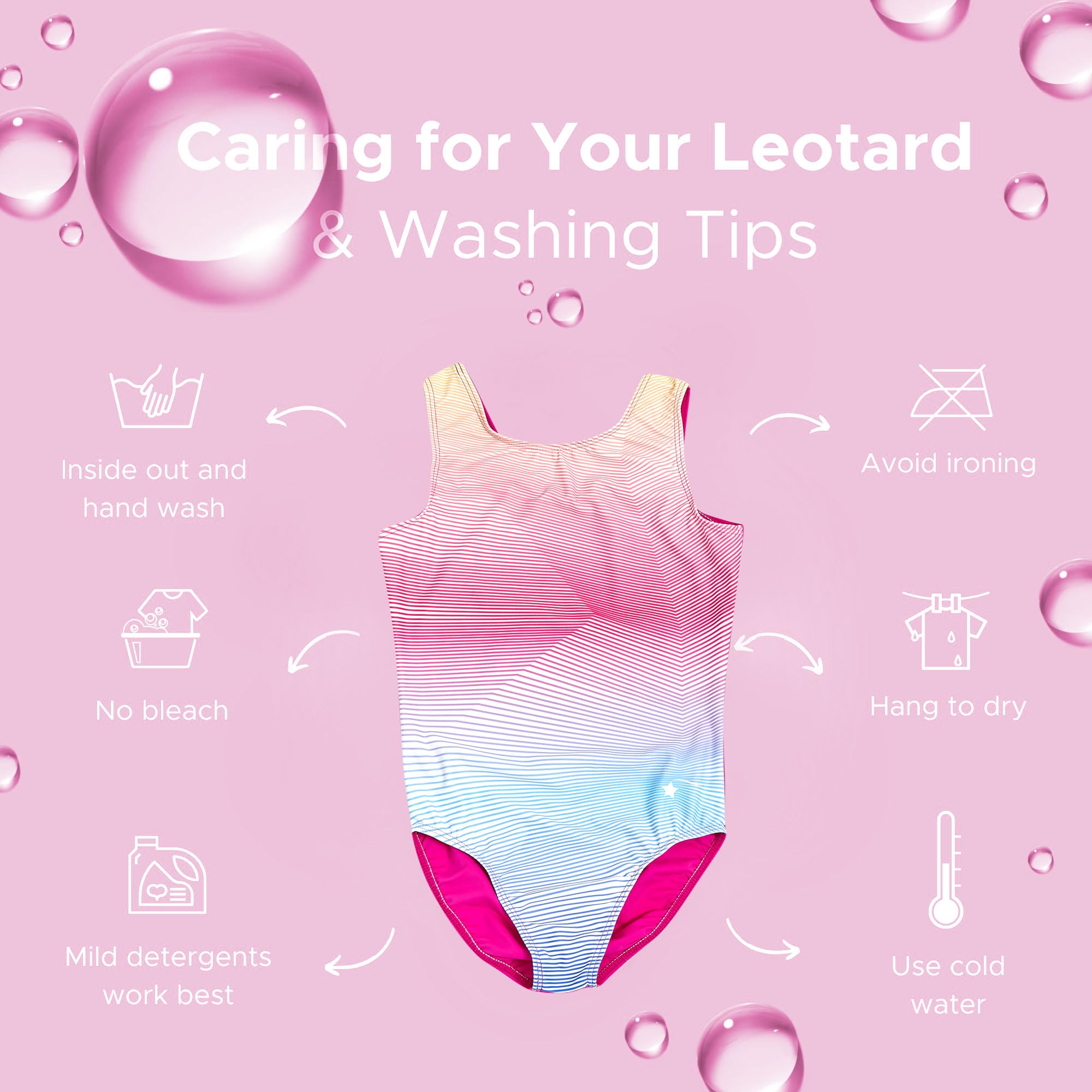 Destira Girls Gymnastics Leotards - Super Soft Dance Leotard with Matching Scrunchie for Gymnastics, Cheerleading, Yoga & Ballet Practice | Perfect for Competitions, Recitals & Training