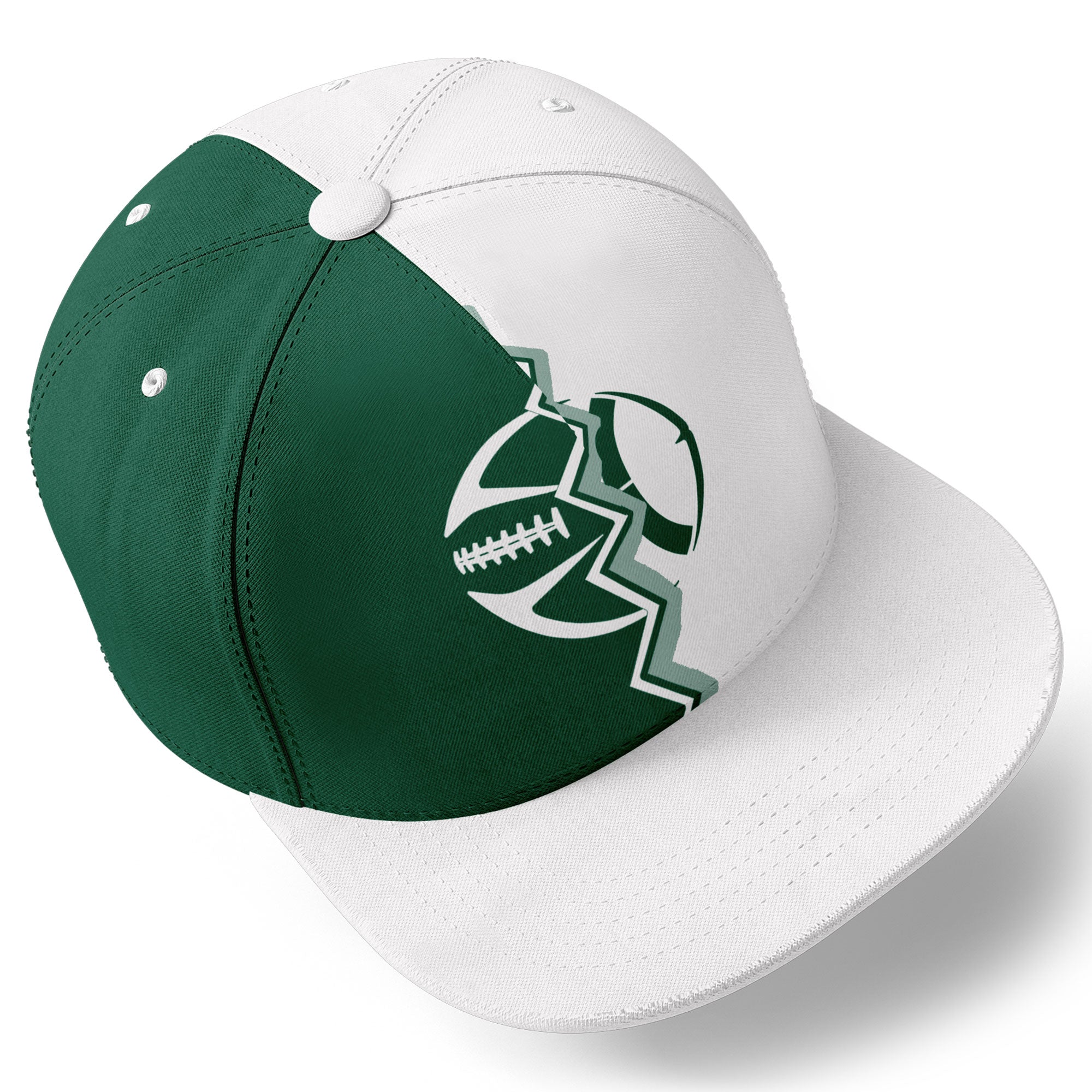 Custom Green & White New York MaxSoul Shoes and Hat Set - Personalized Combo for Men & Women - Perfect for Streetwear Fashion, Urban Outfits & Sneakerhead Collections