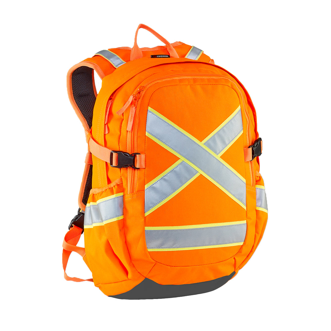 Caribee Switch Back 32L Orange High Visibility Backpack - Durable Hiking & Travel Backpack for Outdoor Adventures & Commuting