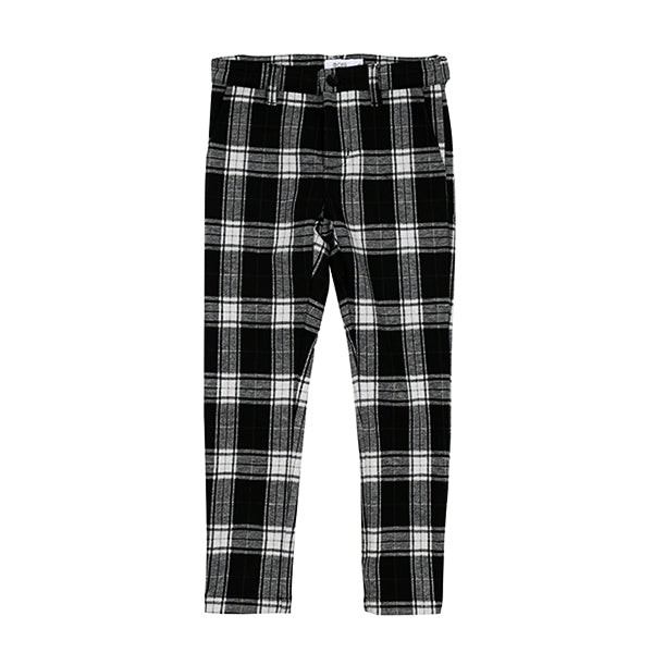 Motu Kai Black Plaid Pants for Men - Stylish Casual & Office Wear - Perfect for Work, Travel & Everyday Outfits