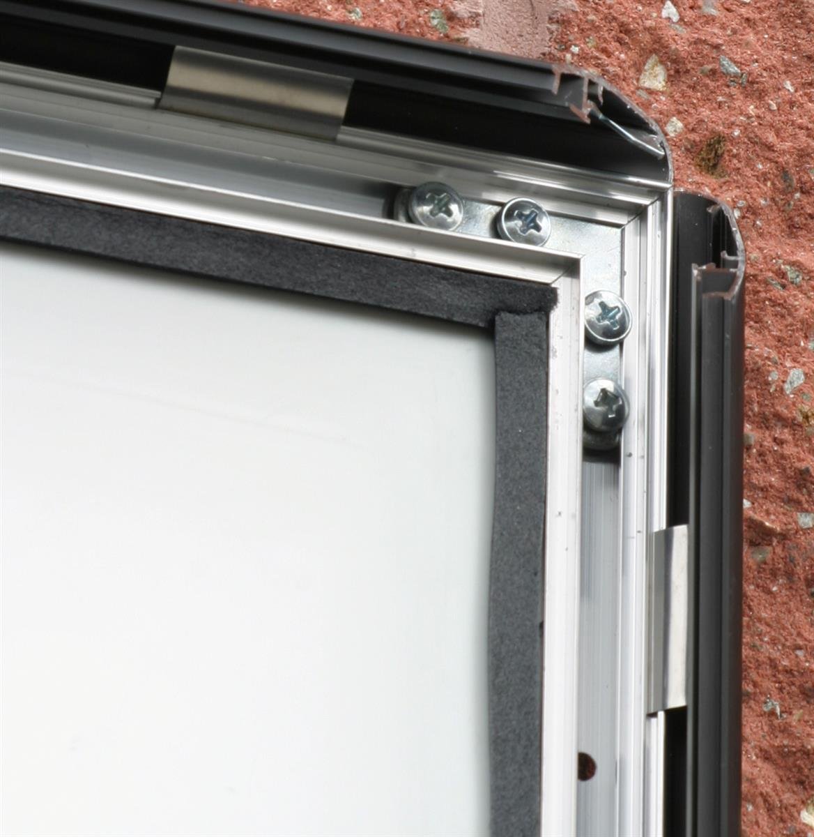 24” x 36” Black Matte Aluminum Outdoor Snap Frames - Weatherproof Exterior Poster Holders for Pictures & Signs | Perfect for Storefronts, Restaurants, and Outdoor Advertising