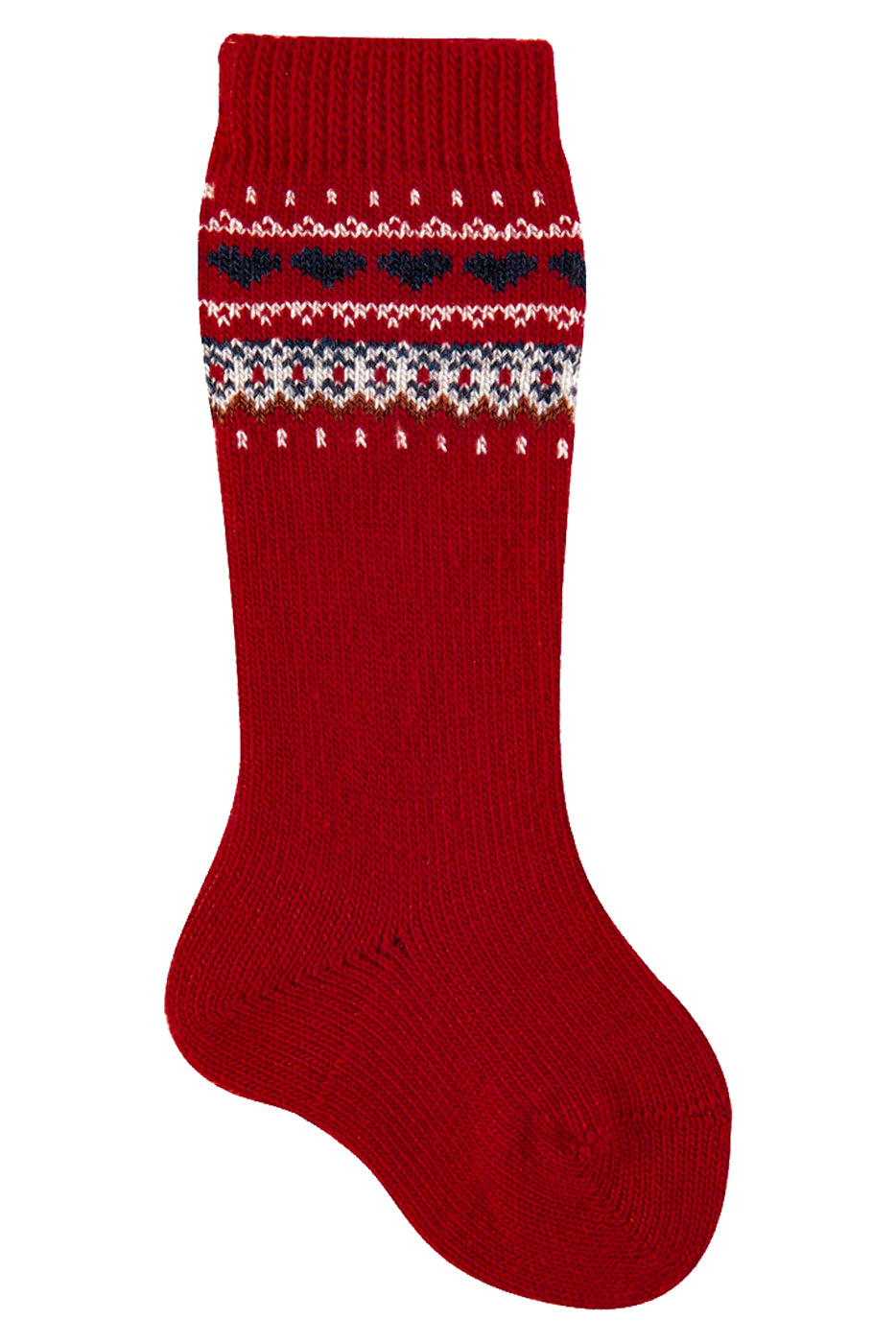 Warm Merino Wool Fair Isle Socks for Men & Women - Cozy Winter Knit Socks with Nordic Pattern - Perfect for Hiking, Skiing & Cold Weather Comfort