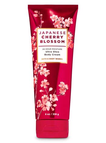 Bath and Body Works Japanese Cherry Blossom Gift Set - 3pc Moisturizing Body Wash, Fine Fragrance Mist & Ultra Shea Body Cream - Floral Scented Skincare for Women - Perfect for Showers, Daily Hydration & Pampering Gifts (2020)