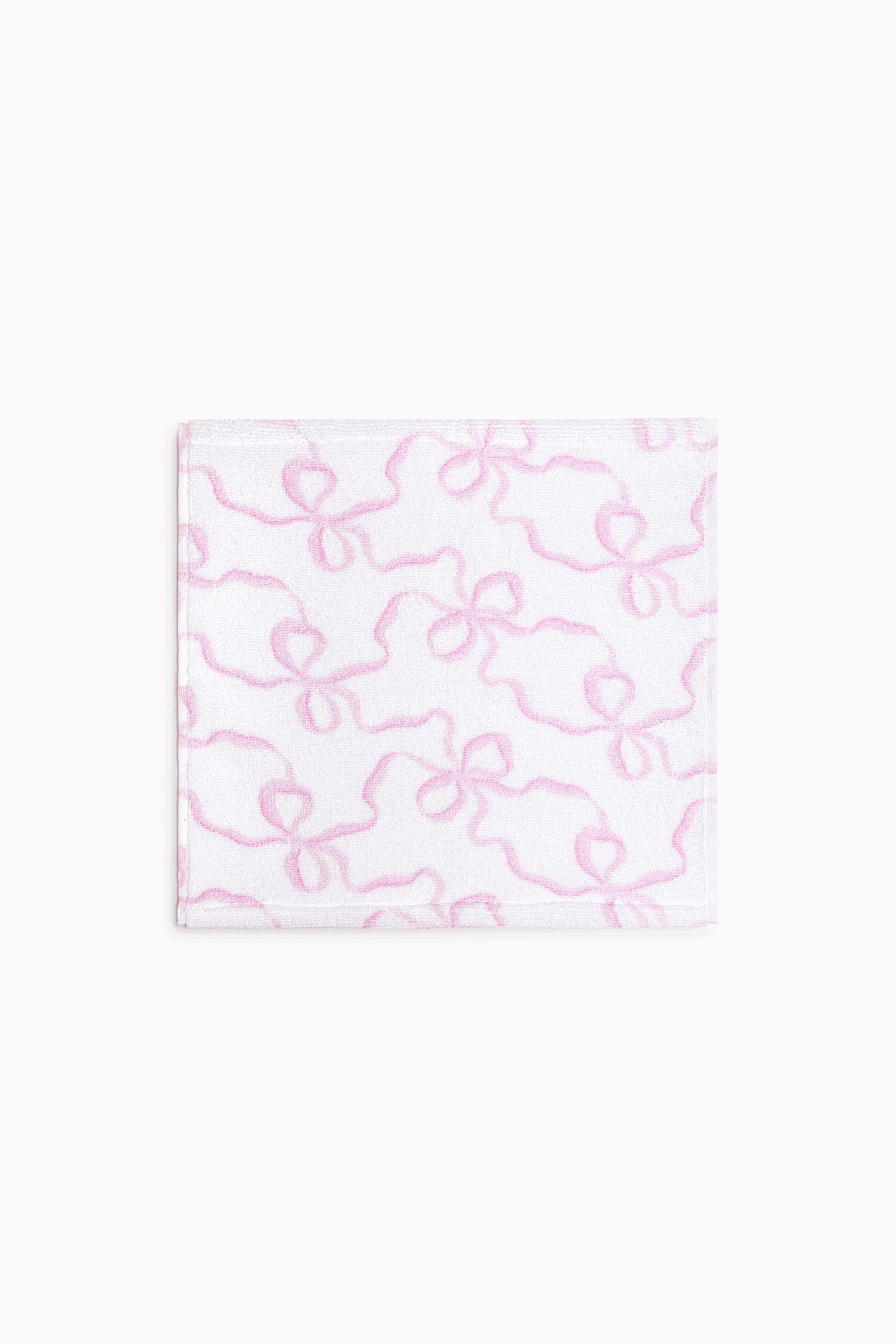 Soft Cotton Wash Cloth - Pink Bonnet Style for Gentle Face & Baby Care | Perfect for Skincare Routine, Makeup Removal & Newborn Bathing