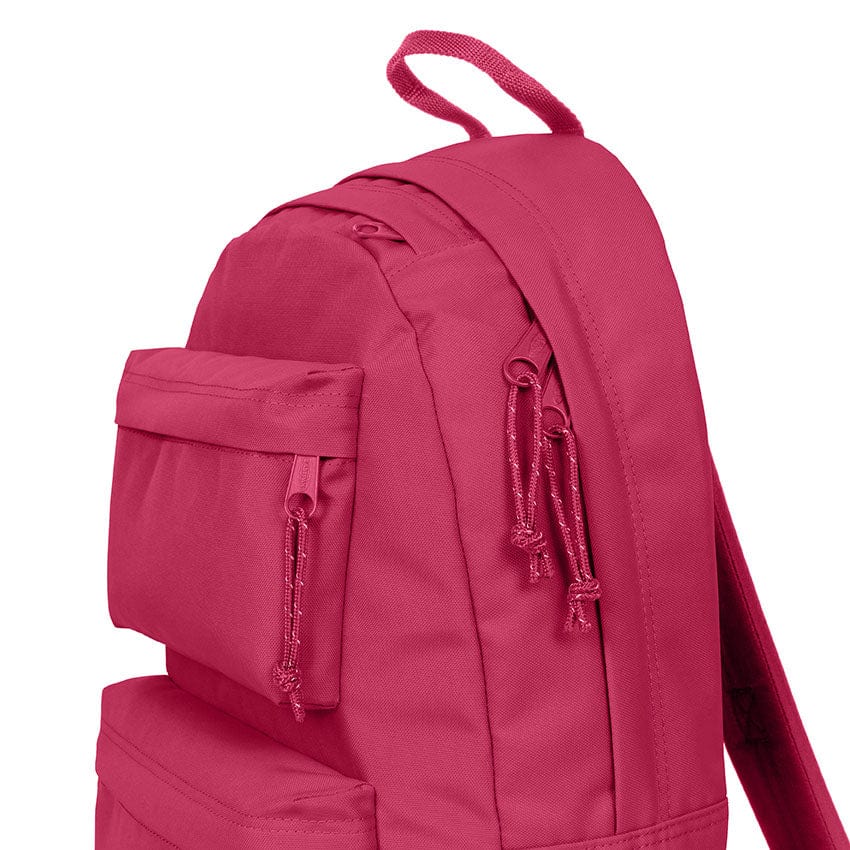 Eastpak Padded Double Backpack for School & Travel - Durable Laptop Backpack with Comfortable Shoulder Straps, Cerise Pink - Perfect for Students, Commuters & Outdoor Adventures