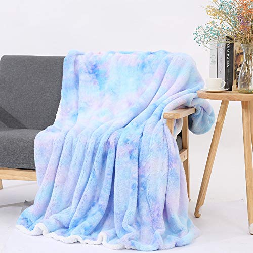 POPVCLY Plush Double-Layer Throw Blanket for Bed, Sofa & Chair - Ultra Soft & Comfortable All-Season Blanket - 160x200cm (5 Colors) - Perfect for Cozy Nights, Home Decor & Gift Giving