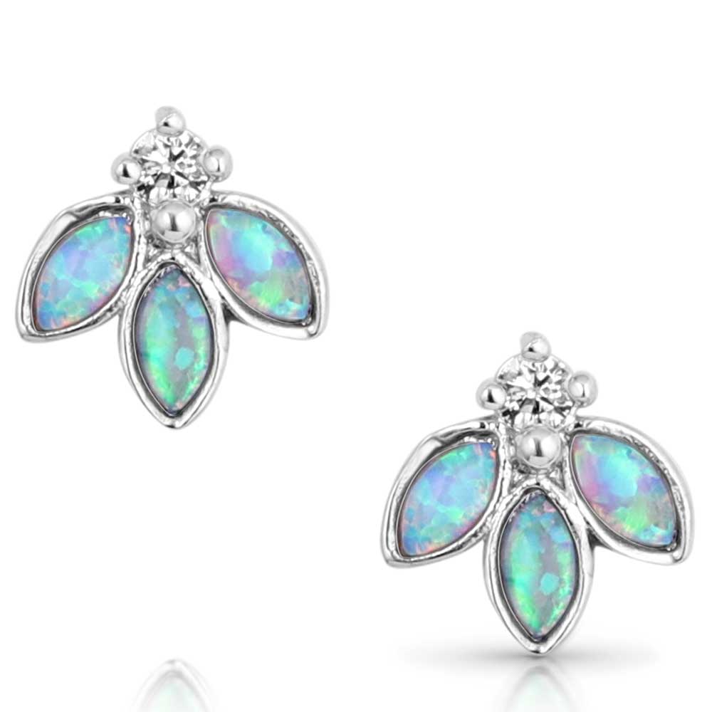 Untamed Floral Opal Crystal Earrings for Women | Handmade Bohemian Dangle Earrings | Perfect for Weddings, Parties & Everyday Wear