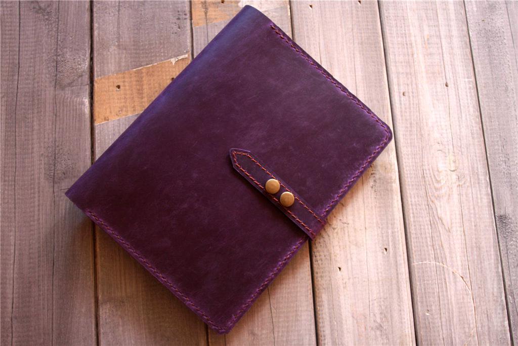 Personalized Purple Leather Kobo Forma Case Sleeve - Custom Protective Cover for Kobo Forma E-Reader - Perfect for Reading, Travel & Daily Commute