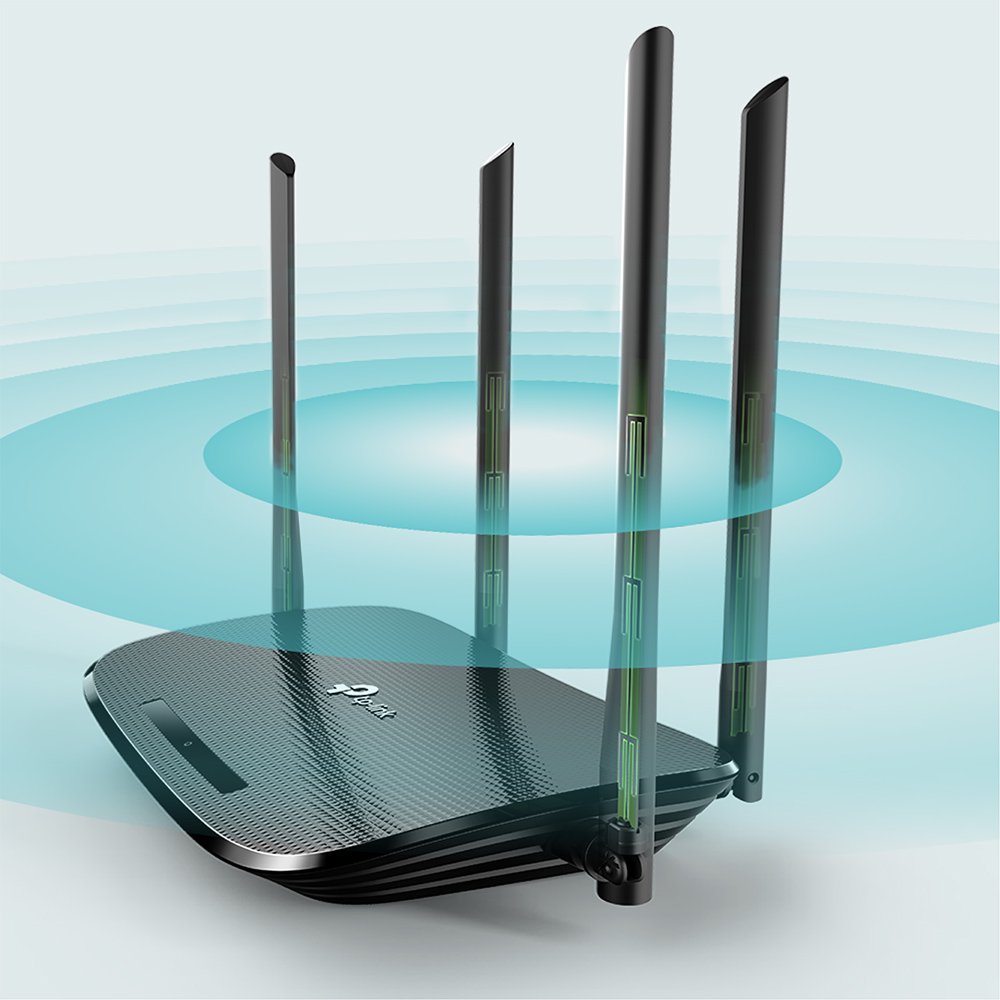 TP-LINK Archer VR300 AC1200 Wireless Modem Router - Dual Band WiFi, Fiber/VDSL/ADSL Support, Black | High-Speed Internet for Streaming, Gaming & Home Office