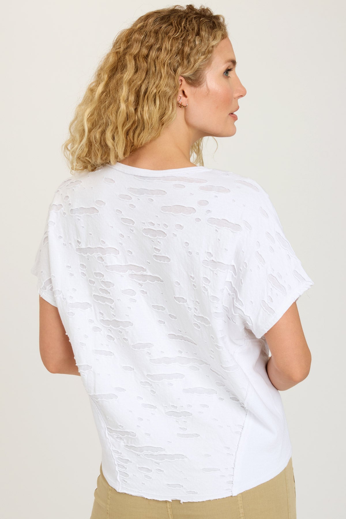 Langston Top White - Premium Quality Women's T-Shirt for Casual Wear, Work & Everyday Outfits | Soft & Comfortable Cotton Blend Tee