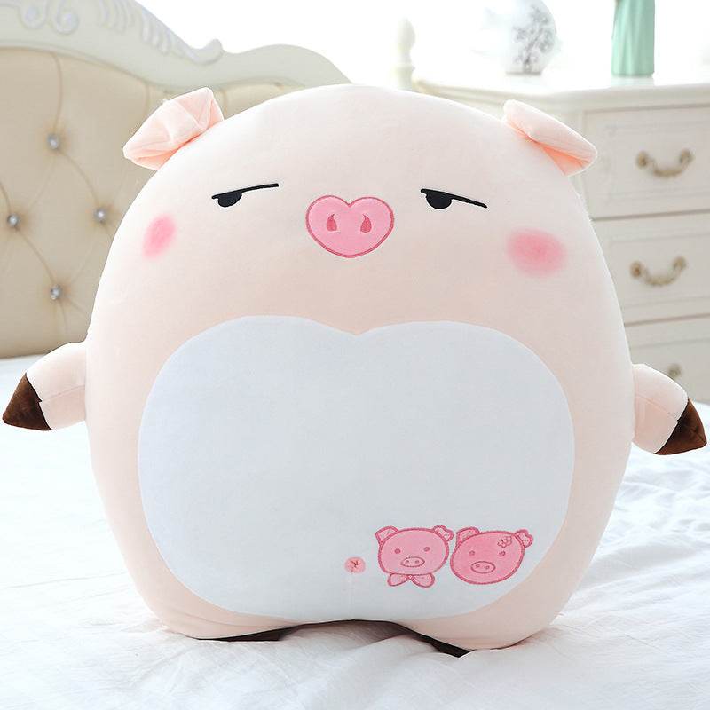 Soft and Cuddly Moody Pig Plush Toy - Adorable Stuffed Animal for Kids, Gifts & Home Decor | Perfect for Bedtime, Nursery, and Emotional Comfort