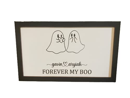 Forever My Boo Halloween Sign - Personalized Home Decor for Spooky Season