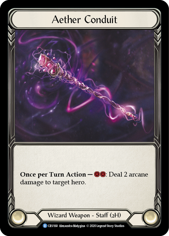 Aether Conduit [CRU160] 1st Edition MTG Card - Crucible of War Magic: The Gathering Booster Pack - Collectible Trading Card Game for Deck Building & Tournaments