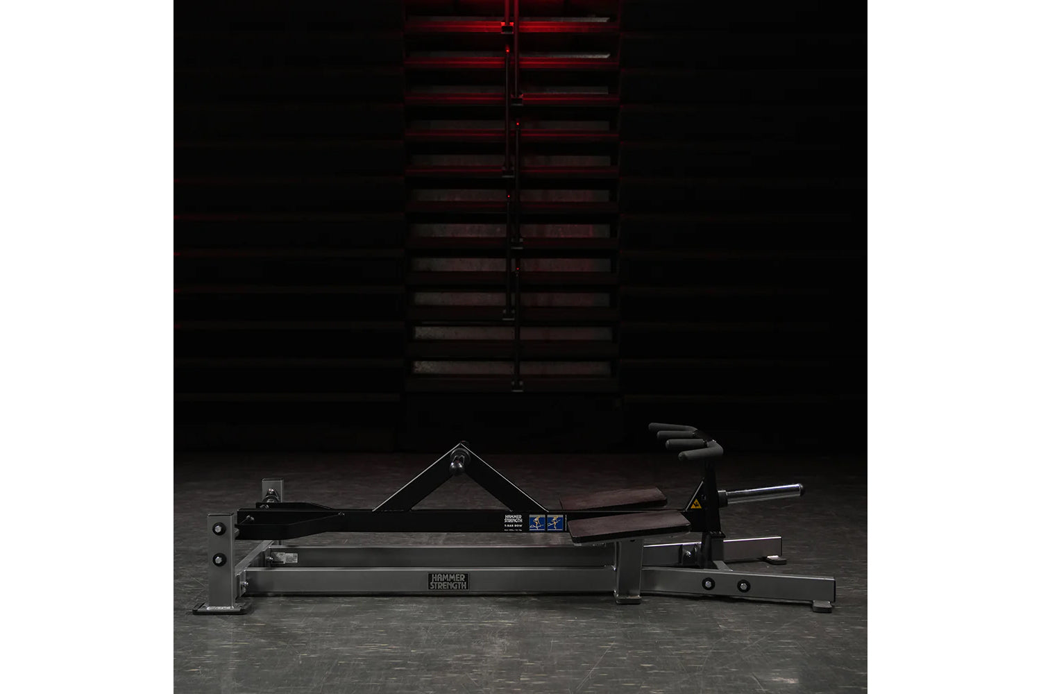 Hammer Strength Plate Loaded T-Bar Row Machine - Heavy Duty Home Gym Equipment for Back Workouts - Perfect for Strength Training & Muscle Building in Home Gym or Commercial Fitness Center