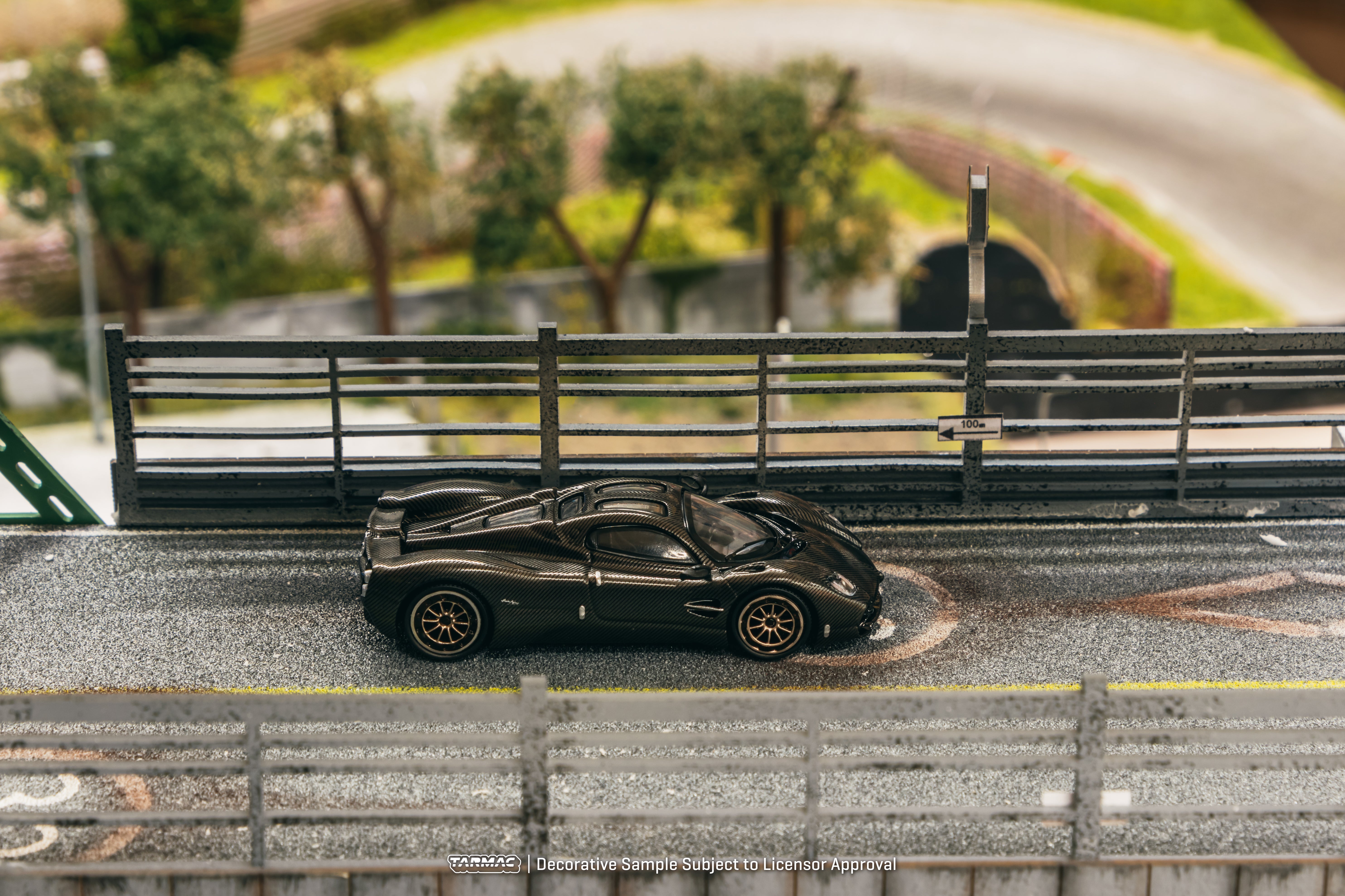 Tarmac Works 1/64 Pagani Utopia Black Carbon Fiber Diecast Model Car - Premium Collectible for Car Enthusiasts & Display - Perfect for Home, Office, or Gift Giving