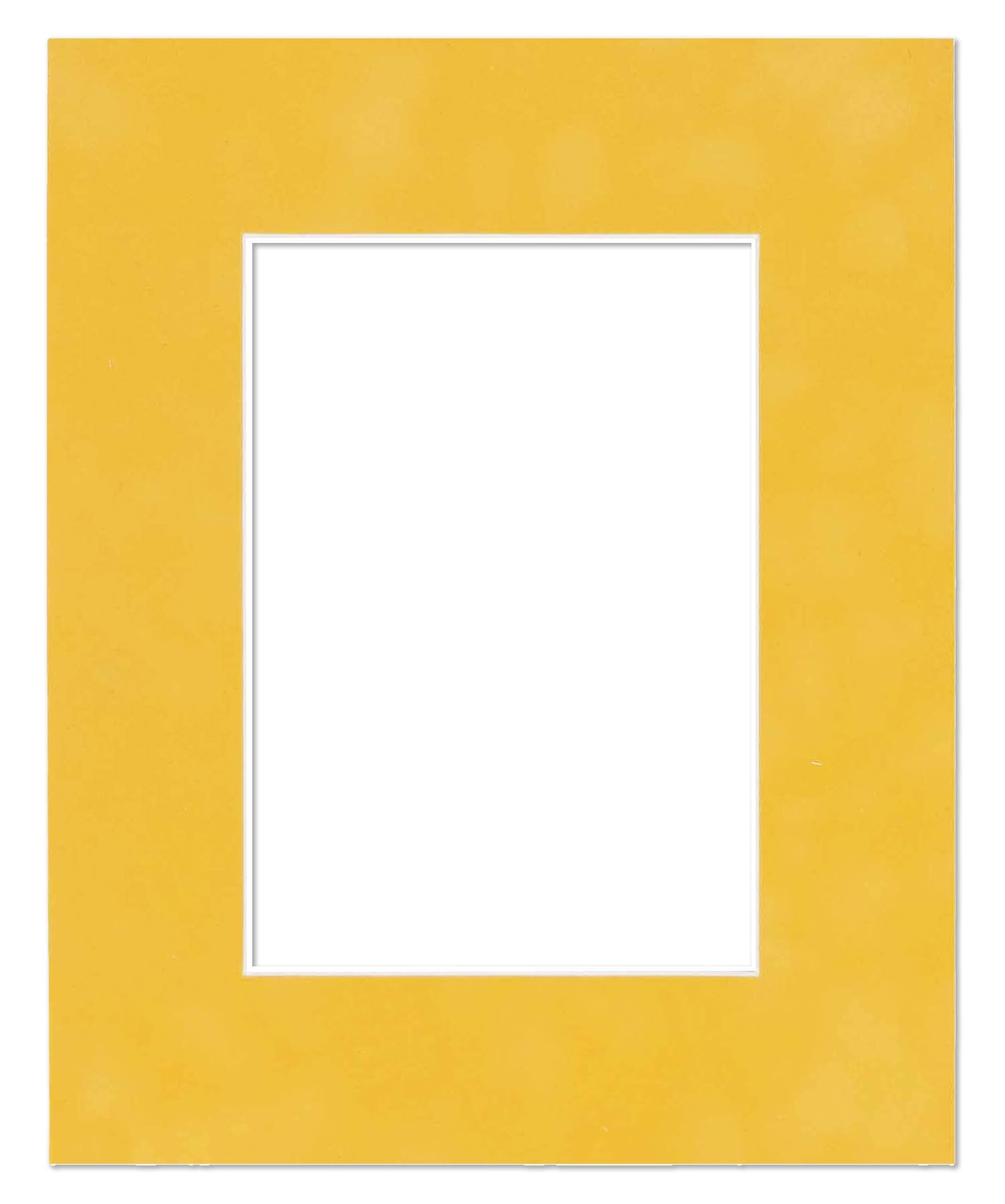 20x24 Acid-Free Sunrise Yellow Suede Precut Matboard for 17x20 Photos - 4-Ply Archival Quality Bevel Cut Mat with Backing Board & Self-Seal Crystal Clear Photo Bag - Perfect for Framing, Picture Displays & Art Preservation