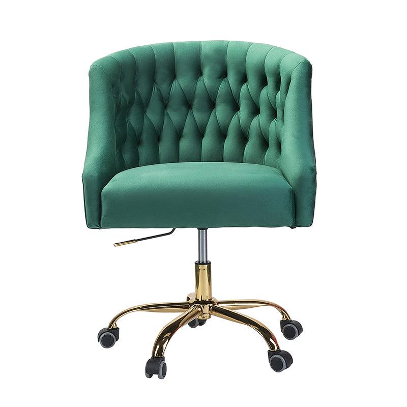 Penelope Velvet Tufted Office Chair - Ergonomic Executive Desk Chair with Lumbar Support - Perfect for Home Office, Gaming & Workspace Comfort