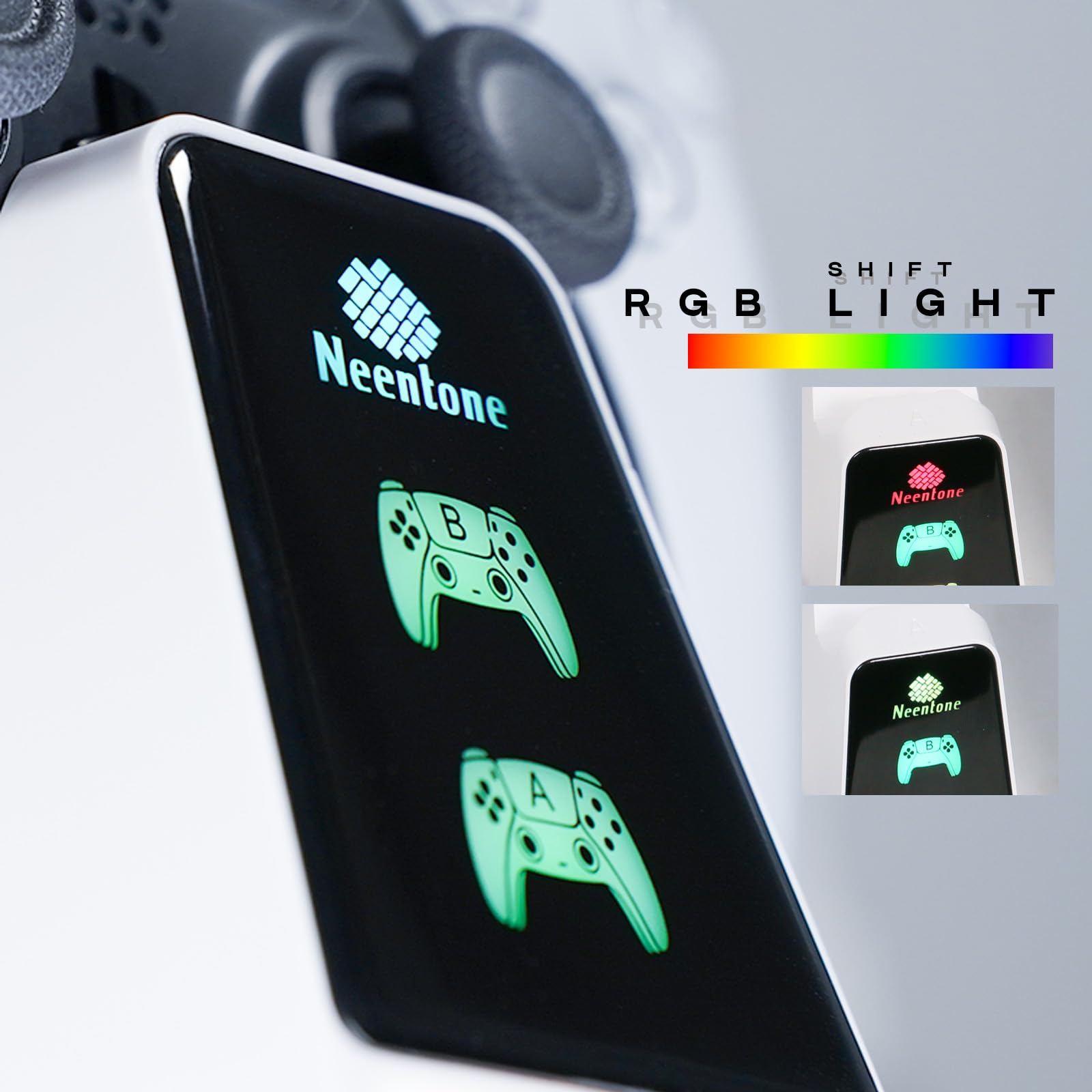 PS5 Controller Charging Station - DualSense Charger Dock for 2 Controllers with Easy Clip & Charge Design | Fast Charging PS5 Accessories | Perfect for Gaming Setup & Multiplayer Sessions