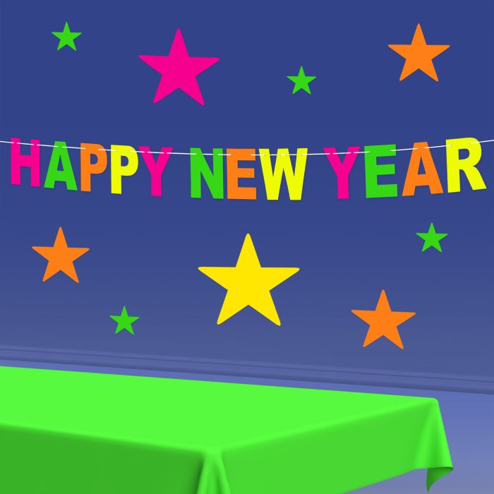 108 Pack Neon Star Cutouts - Vibrant Party Decorations for Birthday, Baby Shower & Holiday Celebrations - Perfect for Wall, Ceiling & Photo Backdrop Decor