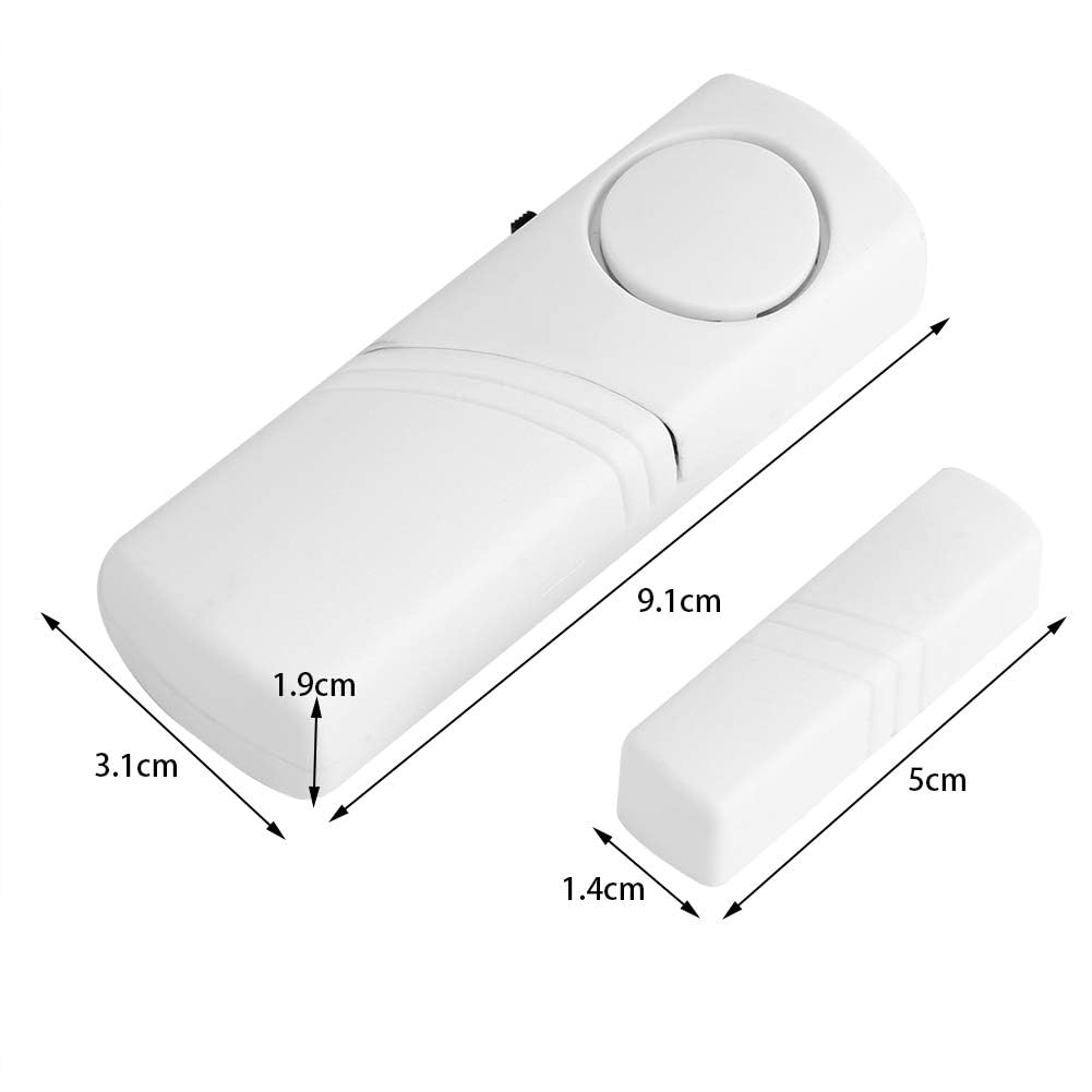 Wireless Door and Window Alarm - DIY Home Security System with Magnetic Sensor, Easy Installation for Burglar Alert | Ideal for Apartments, Houses & Offices | Protect Against Break-Ins & Unauthorized Entry