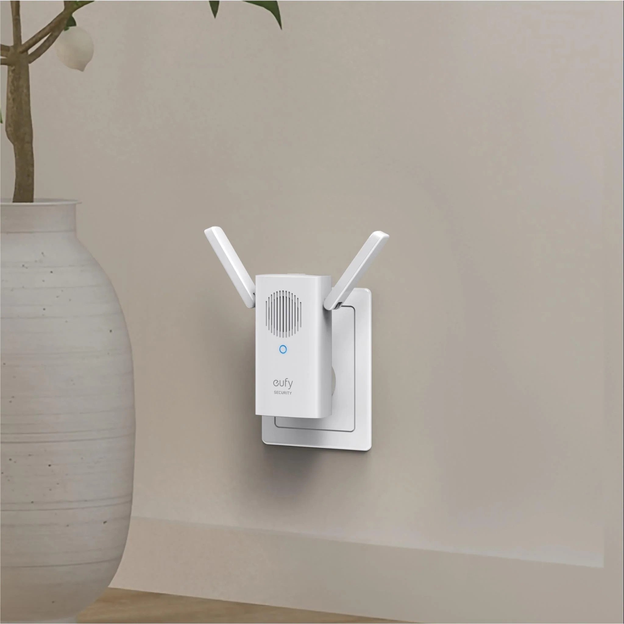 Eufy Security Slim 1080P Wireless Video Doorbell with Homebase Mini Repeater - HD Night Vision, 2-Way Audio, No Monthly Fees - Perfect for Home Security & Smart Door Monitoring