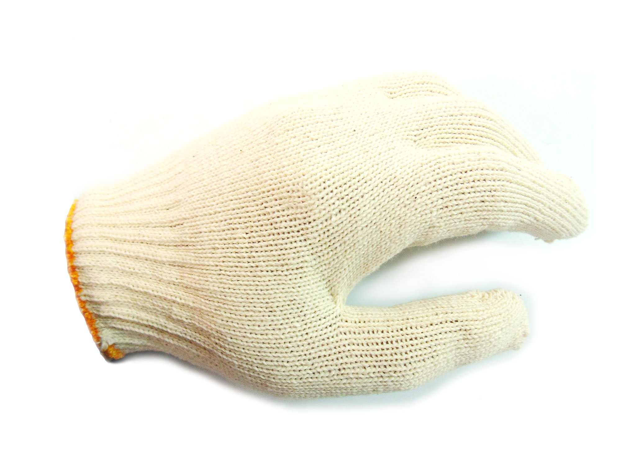 BG White Poly Cotton String Knit Work Gloves - Durable & Breathable Korean-Made Safety Gloves (240 Pairs) - Ideal for Construction, Gardening, and DIY Projects