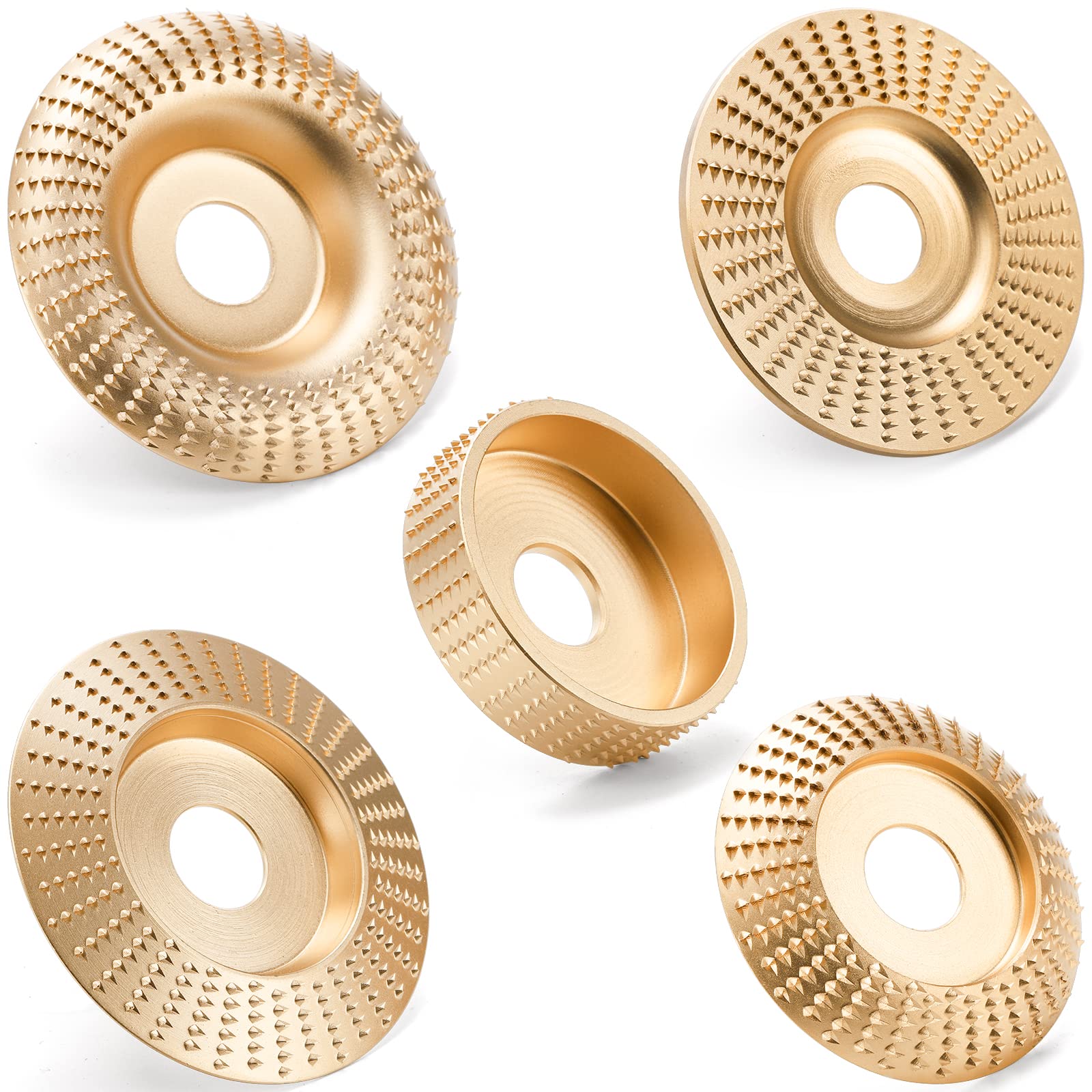 Hedume 5-Piece Wood Carving Disc Set for 4