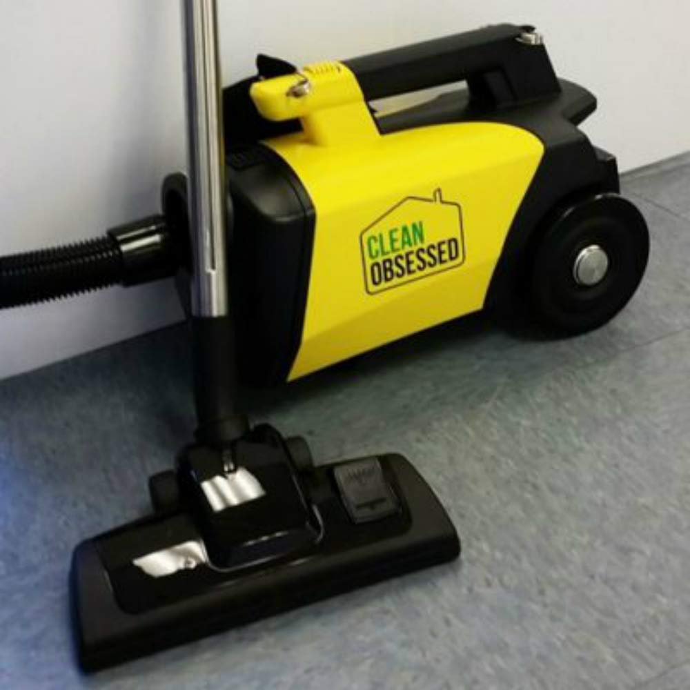 Clean Obsessed Commercial HEPA Canister Vacuum CO711 with Cleaning Kit - Powerful Dust & Allergen Removal for Offices, Hotels & Commercial Spaces