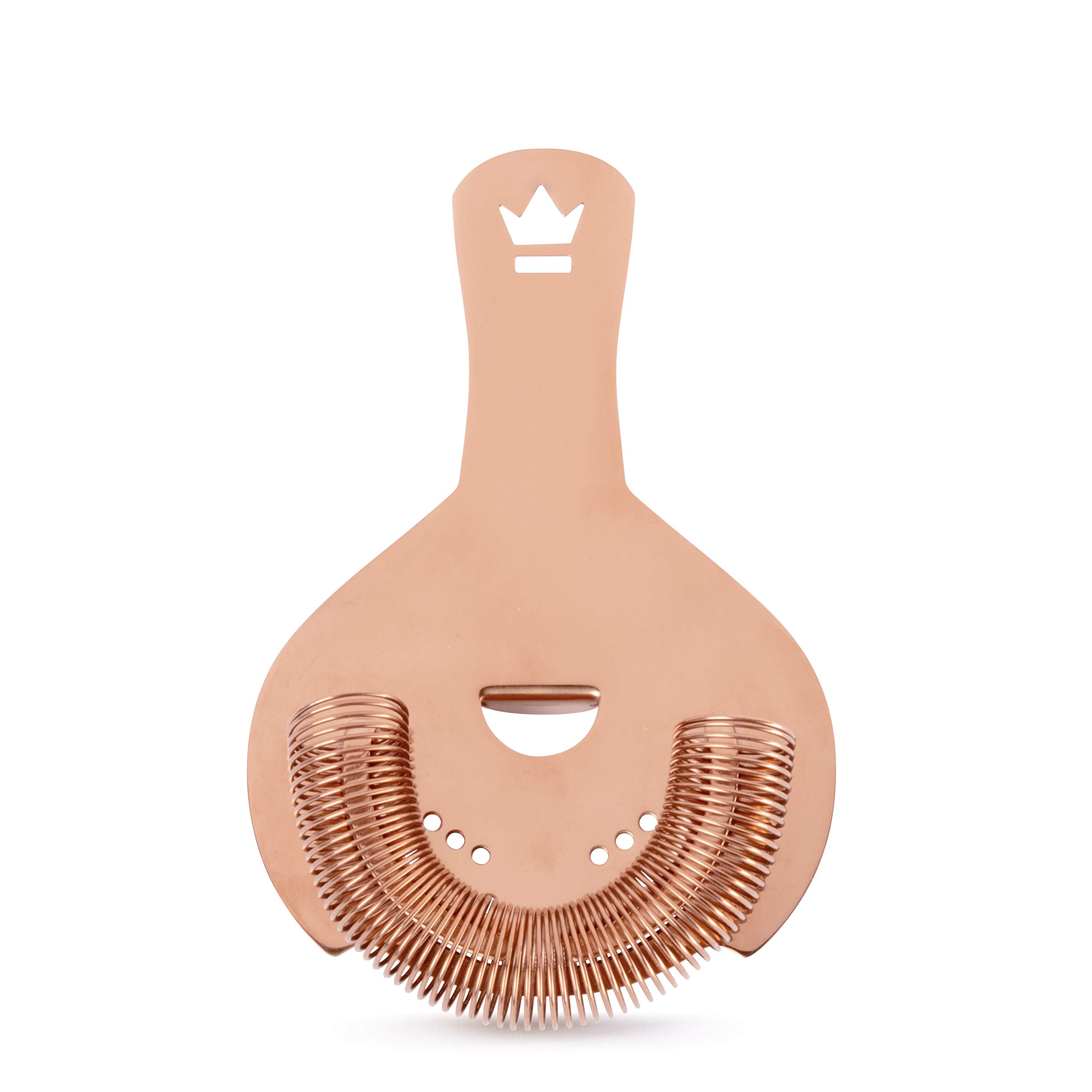 Premium Cocktail Kingdom® Koriko® Hawthorne Strainer - Copper-Plated Bar Tool for Mixing Drinks, Cocktails & Mocktails - Perfect for Home Bars & Professional Bartenders