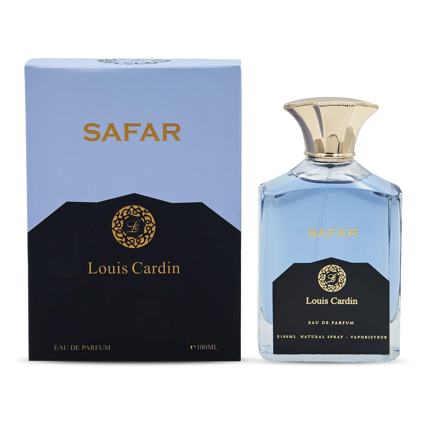 Louis Cardin Safar Eau De Parfum for Men - 100ml Long Lasting Cologne with Strong Fragrance | Luxury Men's Perfume Gift Set | Perfect for Date Night, Office & Special Occasions
