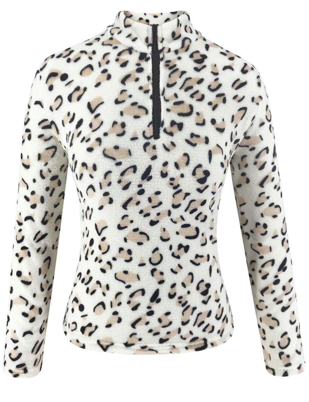 Women's V Neck Zipper Oversized Fluffy Sweater - Cozy Winter Pullover Top for Casual Wear & Layering | Perfect for Office, Date Night & Weekend Outfits