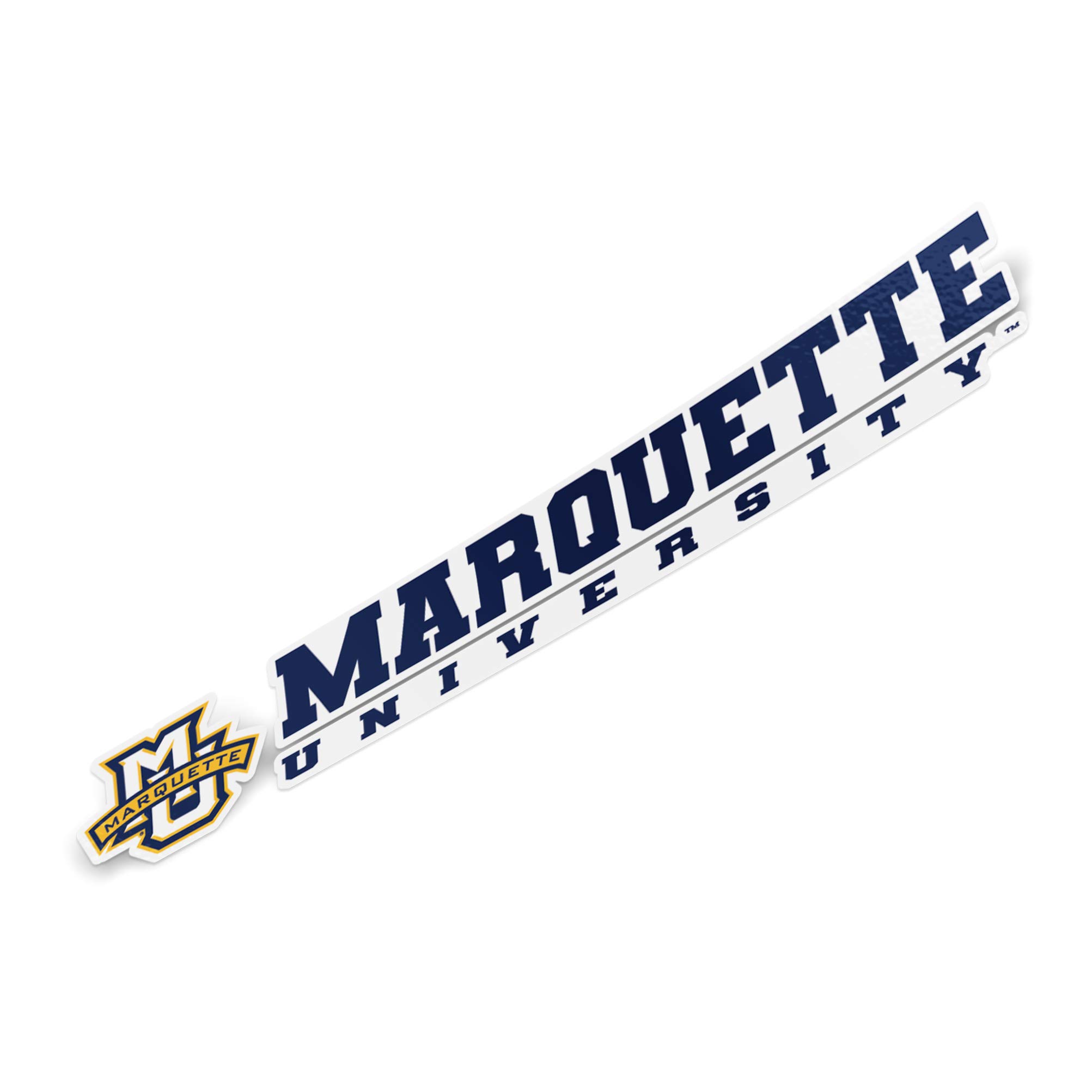 Desert Cactus Marquette University Sticker - Golden Eagles MU Logo Vinyl Decal for Laptop, Water Bottle, Car, Scrapbook (8 Inch) - Perfect for College Students, Alumni Gifts & School Spirit Accessories