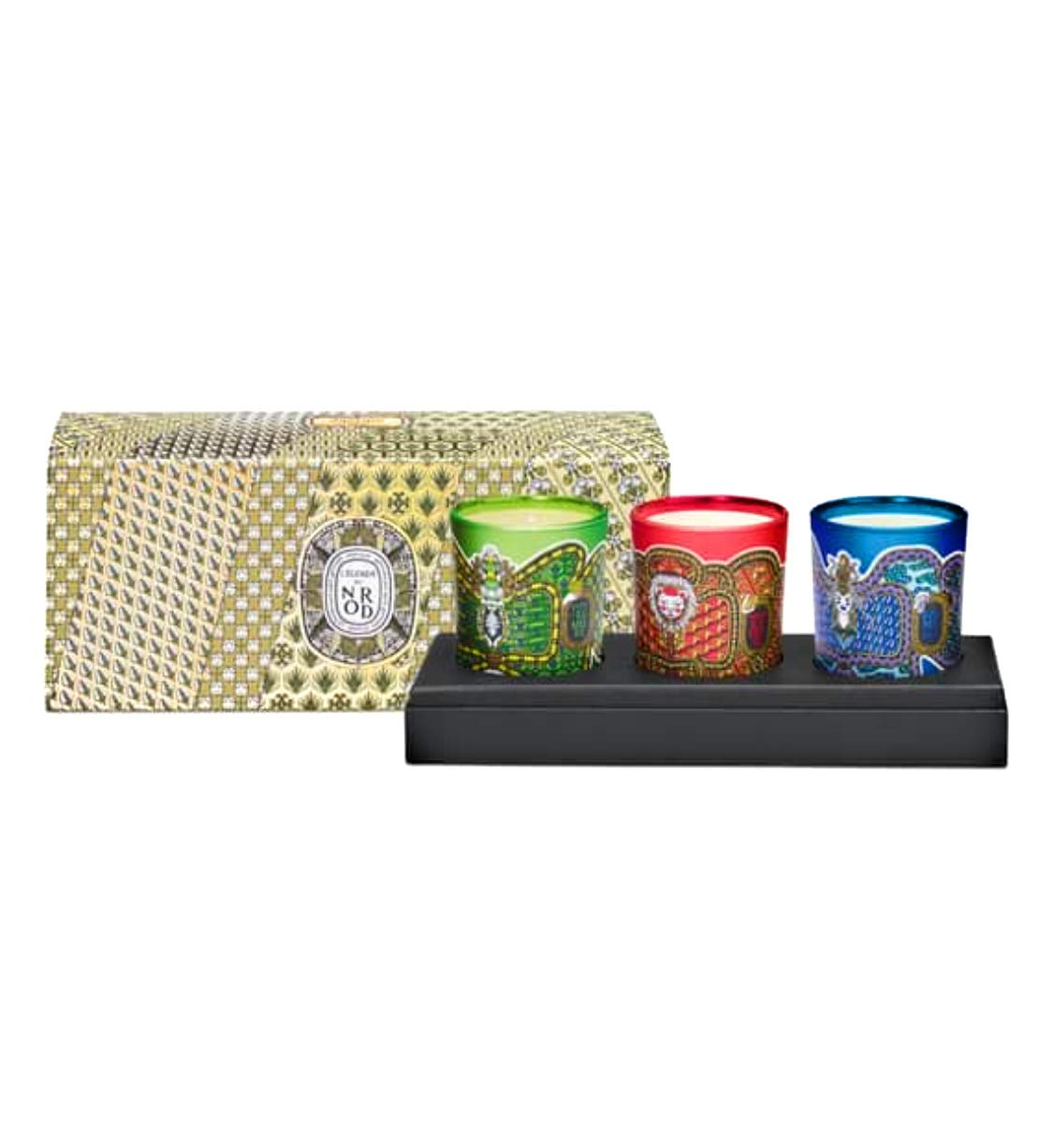 3-Piece Scented Candle Set - Lavender, Vanilla & Sandalwood for Home Relaxation & Romantic Ambiance