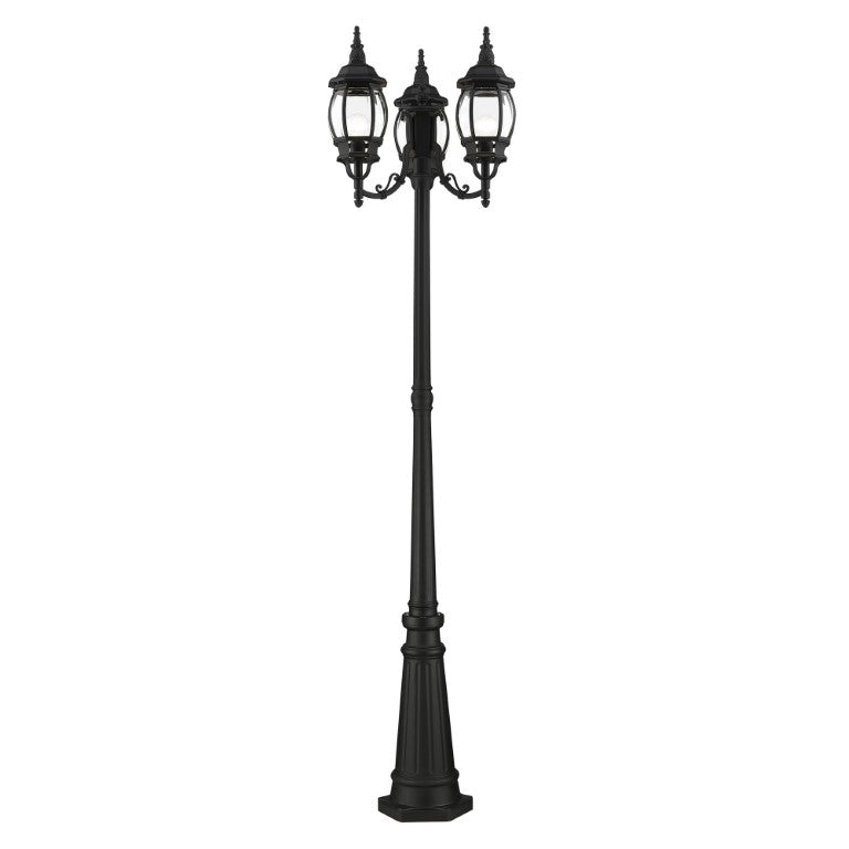 Frontenac Medium Base 3-Light Outdoor Post Light - 84