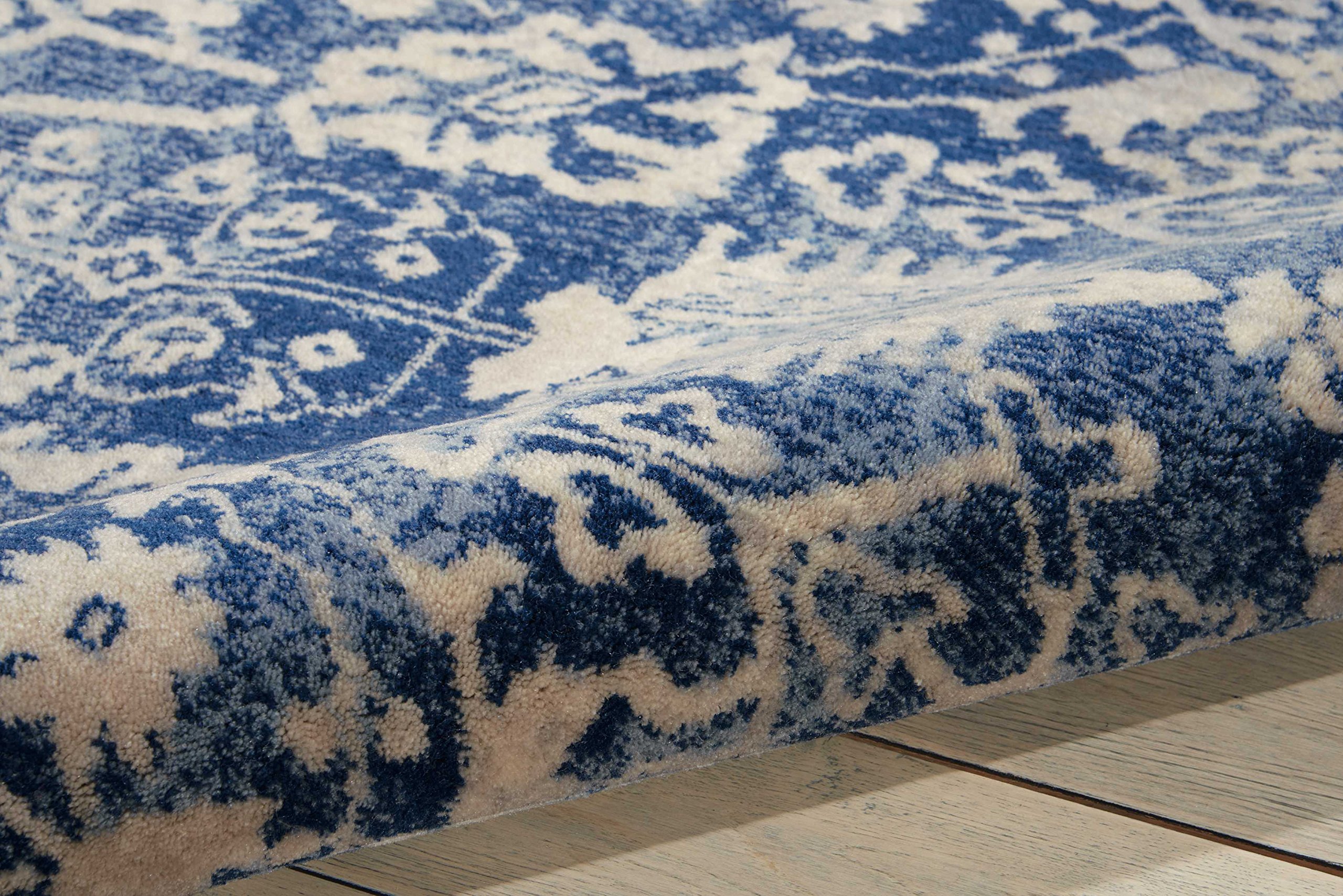 Nourison Somerset Contemporary Navy 7'9