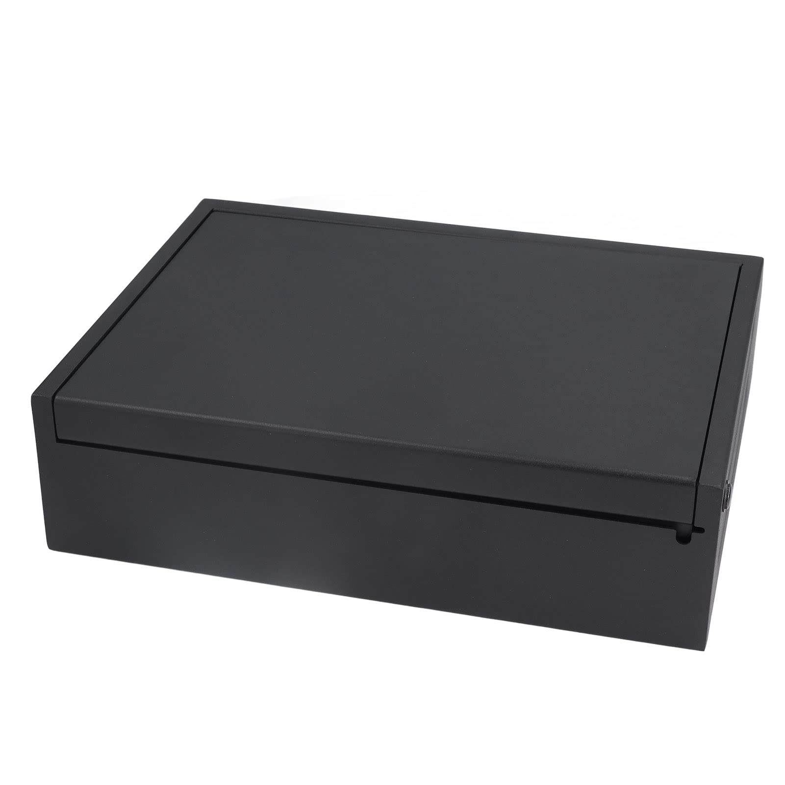 Fingerprint Safe Box - Biometric & Key Lock Home Security Safe for Cash, Jewelry, Documents - Fireproof & Drill Proof - Perfect for Bedroom, Office, Closet Storage