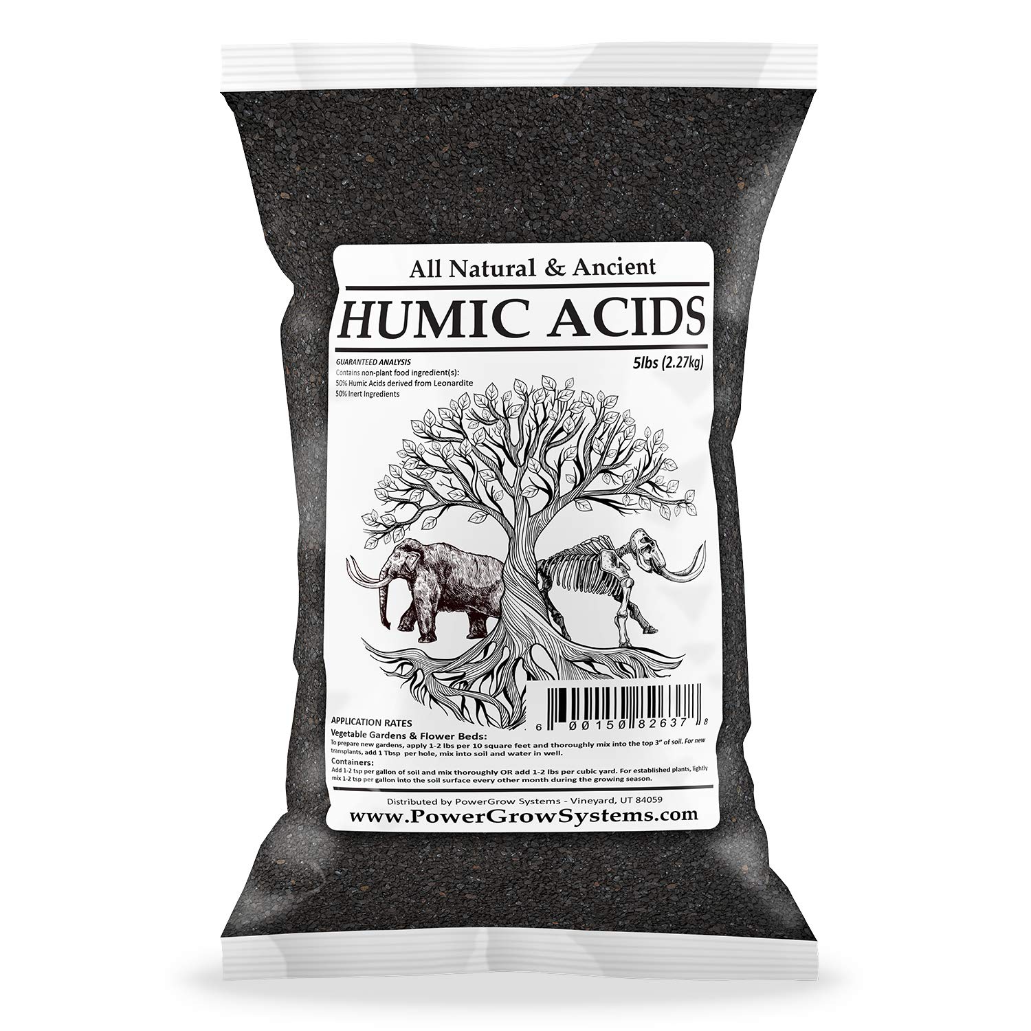 Premium Humic Acid Fertilizer 10 LB Bag - Organic Soil Conditioner & Plant Growth Booster for Lawns, Gardens & Agriculture | Enhances Nutrient Absorption & Root Development