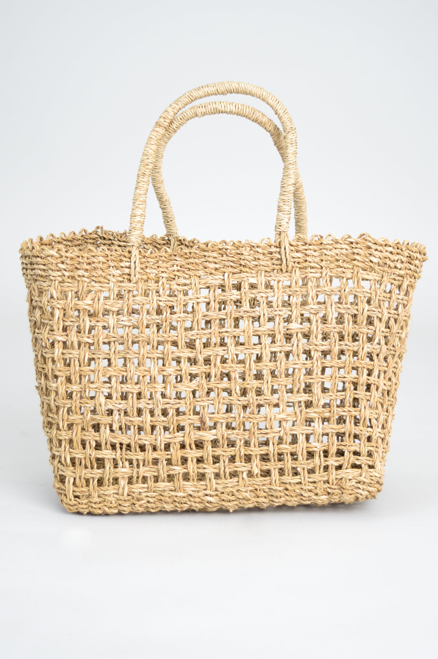 Hand Woven Rattan Storage Basket - Medium Size Cube Shape for Home Organization | Perfect for Living Room Decor, Bathroom Towels, or Kids Toy Storage