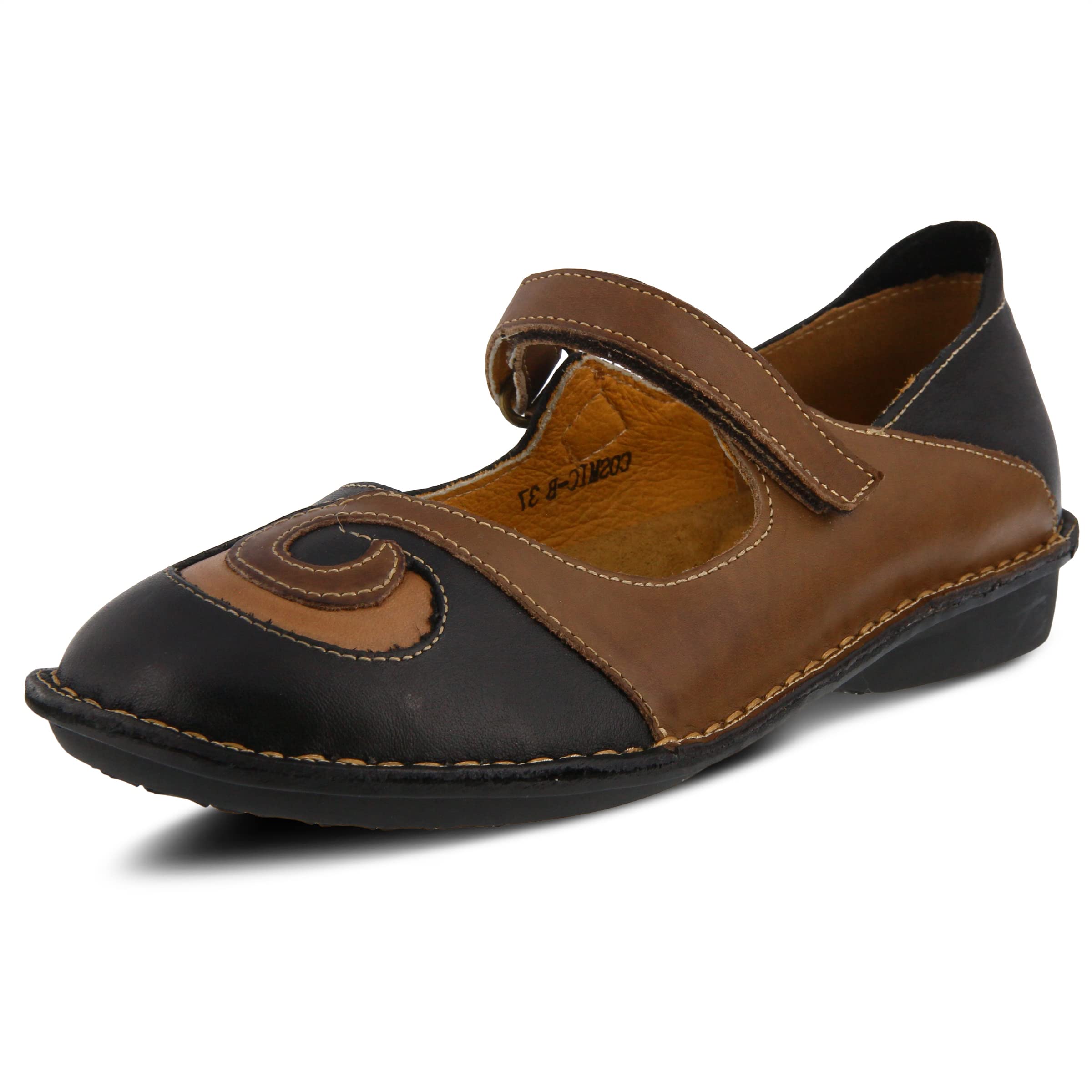 Spring Step Women's Cosmic Mary Jane Flat Shoes - Comfortable & Stylish Slip-Ons for Work, Casual & Office Wear