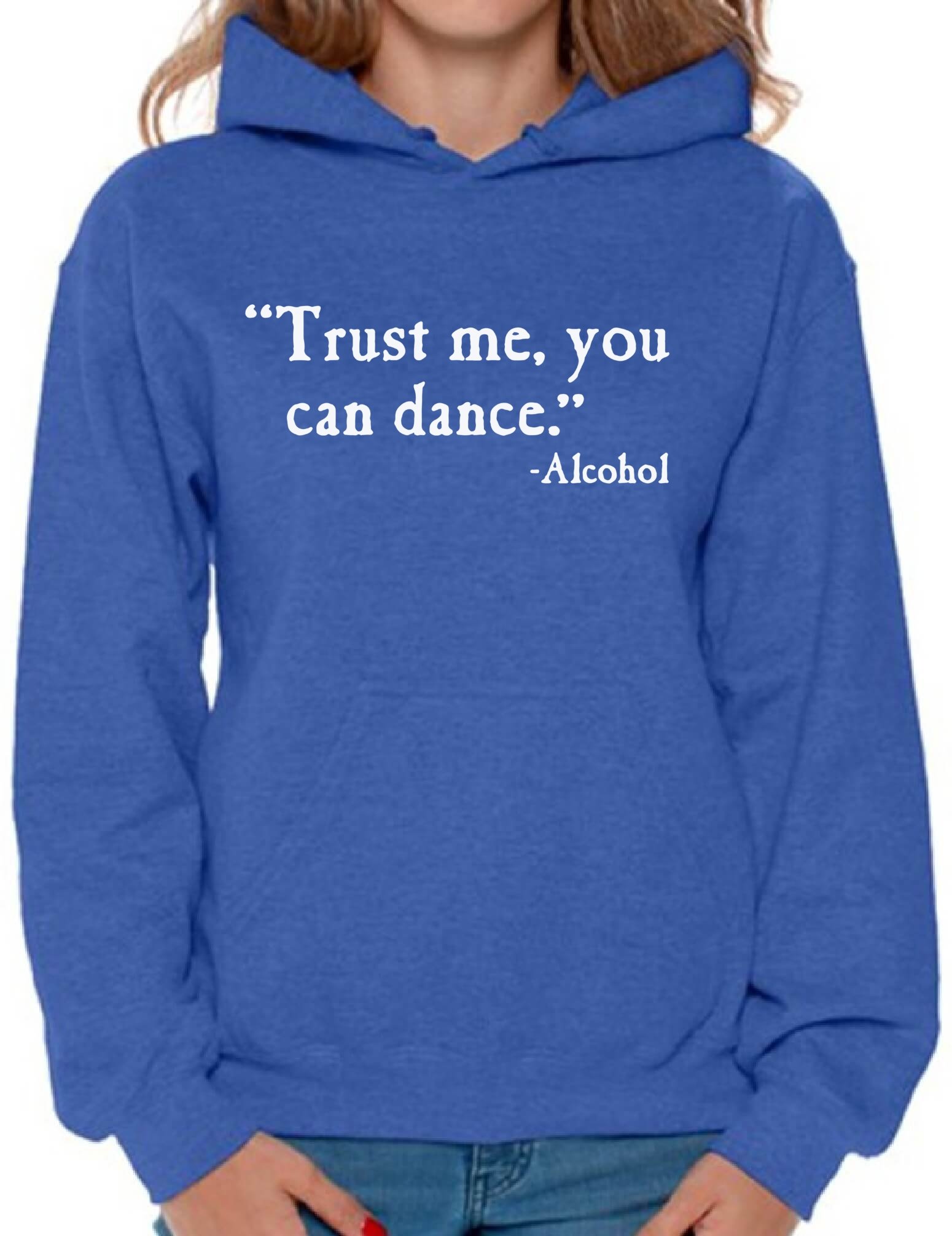 Awkward Styles Women's Trust Me You Can Dance Hoodie - Soft Comfortable Pullover Sweatshirt for Dance Class, Concerts & Casual Wear
