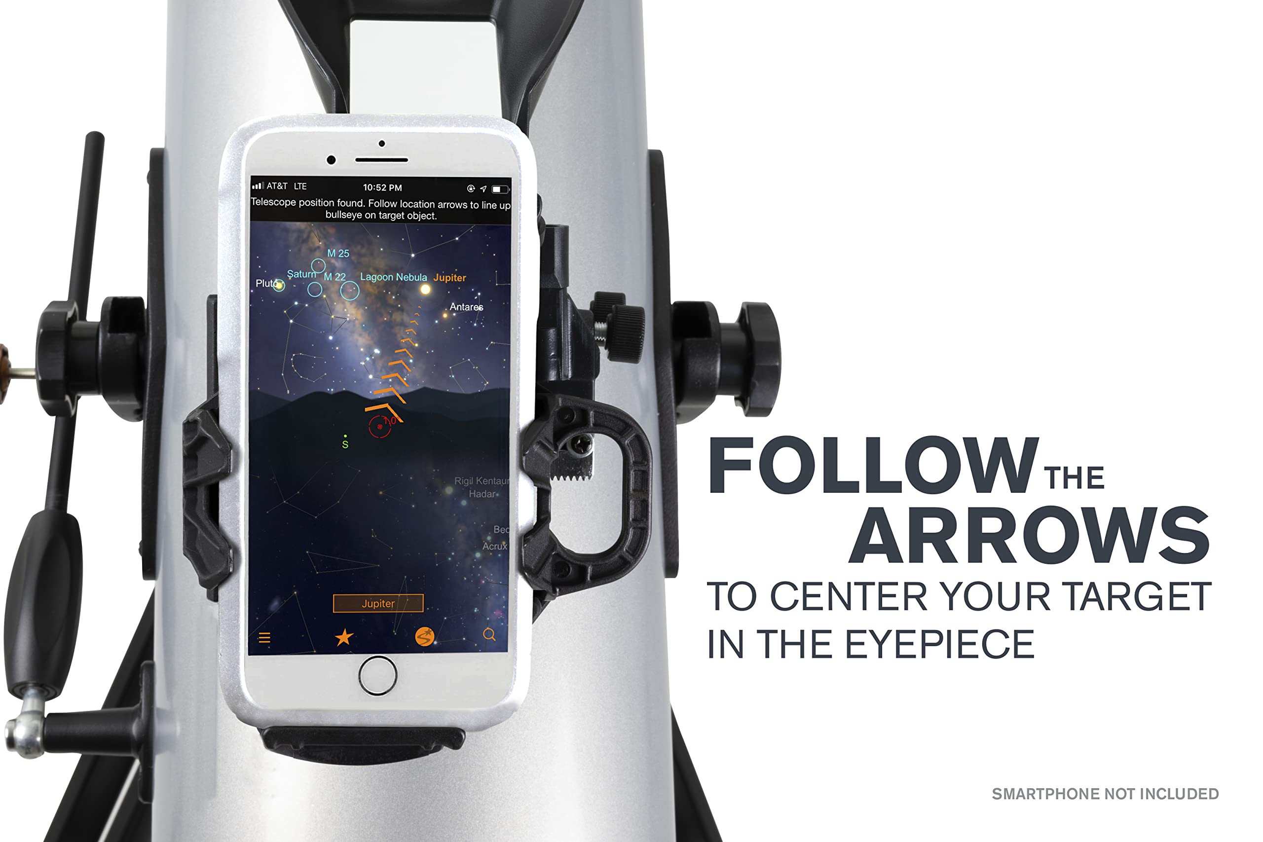 Celestron StarSense Explorer LT 114AZ Smartphone-Compatible Telescope with App – 114mm Newtonian Reflector for Stargazing – Find Stars & Planets Easily – Works with iPhone & Android – Perfect for Backyard Astronomy & Night Sky Observation