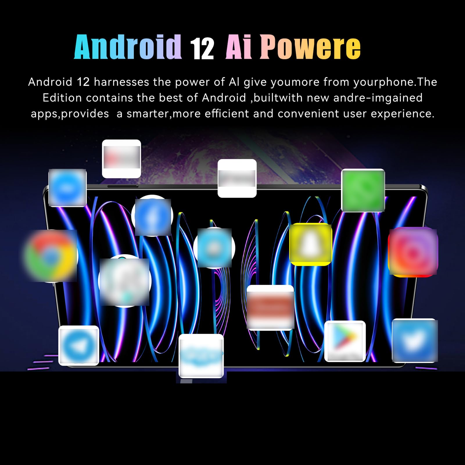2023 Newest 10.1 Inch Android Tablet - 4GB RAM 64GB Storage, Full HD 1920x1080 Display, Android 12 OS, 8-Core MT6755 Processor, 4G LTE Calling - Perfect for Work, Study, and Entertainment