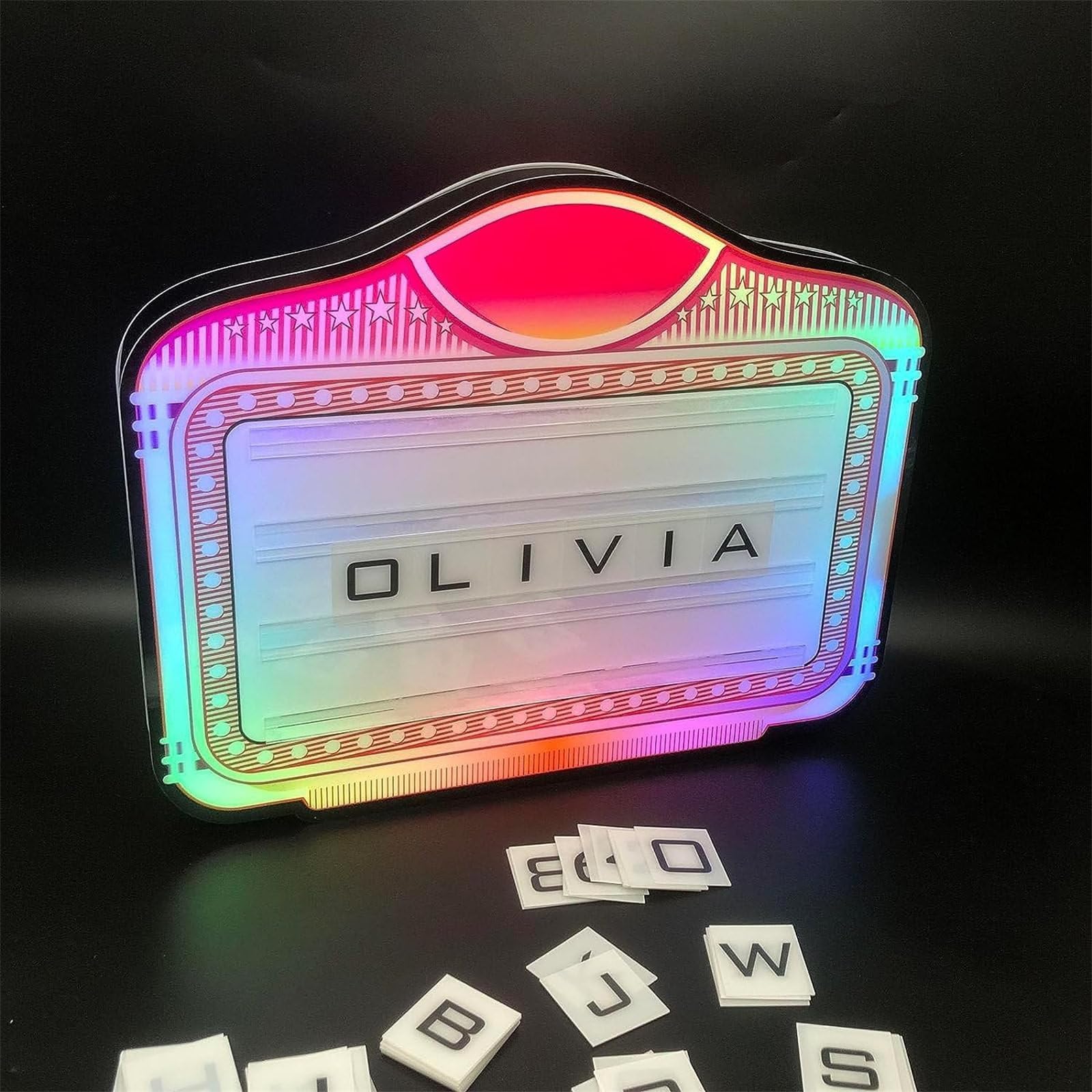 Premium Bottle Presenter for Nightclubs - VIP Bottle Service Sign with LED Lights | Custom Club Signs for Bottle Service (Letters & Numbers) | Perfect for VIP Tables, Celebrations & Exclusive Events | Fast US Shipping