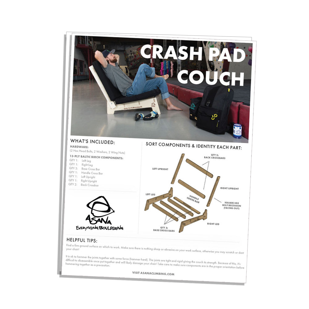 Crash Pad Couch - Comfortable and Durable Foam Floor Mattress for Kids, Adults, and Pets | Perfect for Playrooms, Lounging, and Sleepovers