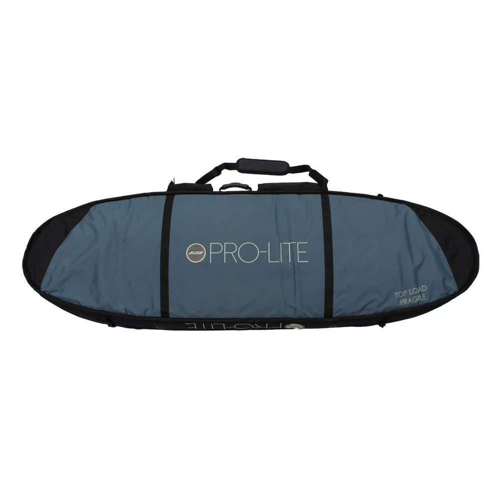 Pro Lite Board Bag Finless Coffin Double 6'6 to 7'6 (2-3 Boards) Navy/Black - Waterproof Surfboard Storage for Travel & Beach Protection